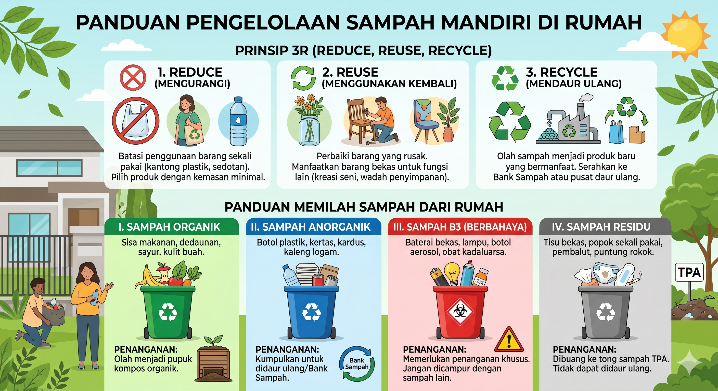 Panduan 3R & Pemilahan